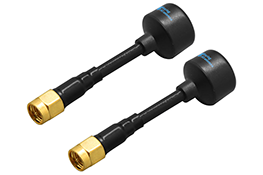 2 Black Mini Lollipop Antenna