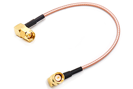 9  30CM 2 SMA Right angle Male Pin 316 Cable