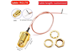 14 Kick pleat 10CM Hole 178 Cable